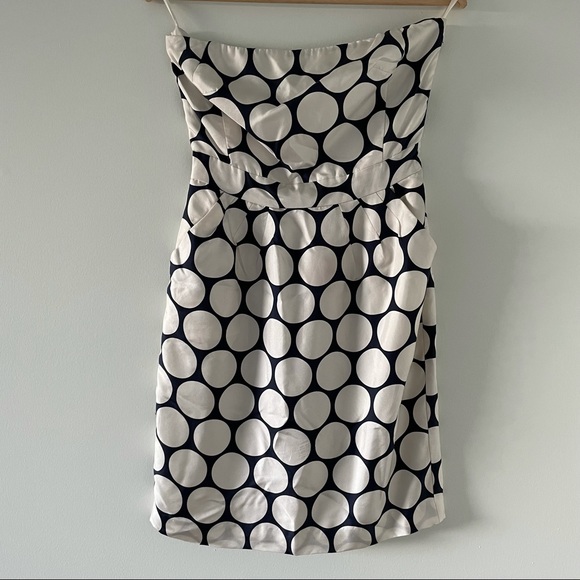 Banana Republic navy/white corset dress - Picture 2 of 11